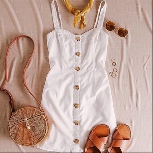 Abercrombie Button-Up Cami Dress - Size M